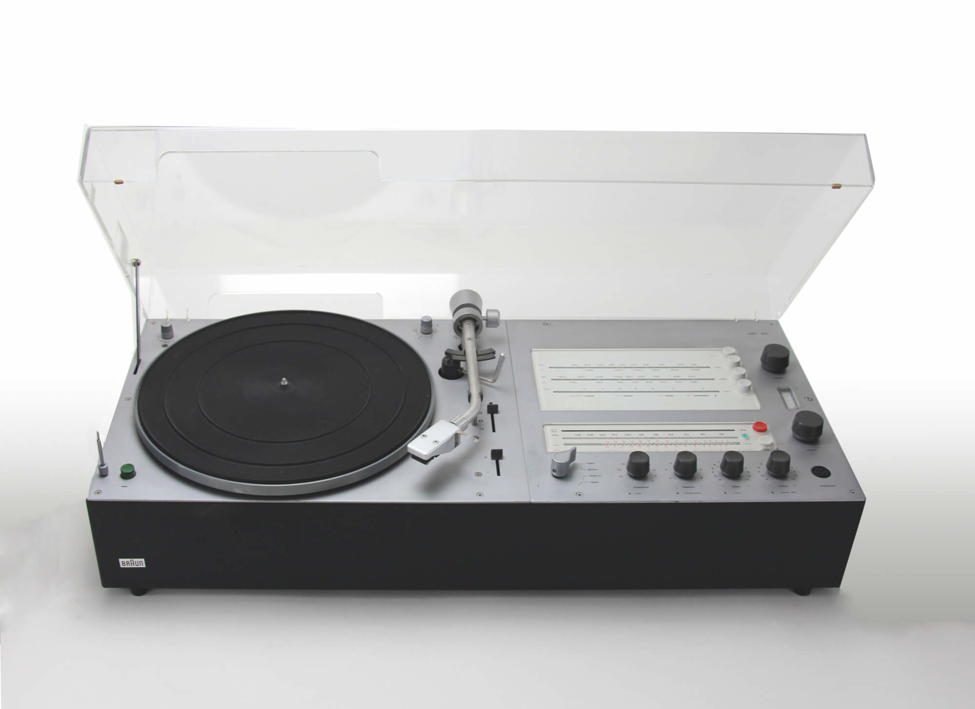paddestoel Gemakkelijk zag audio 310 & speakers L625 - stereo system from the 70s by Dieter Rams