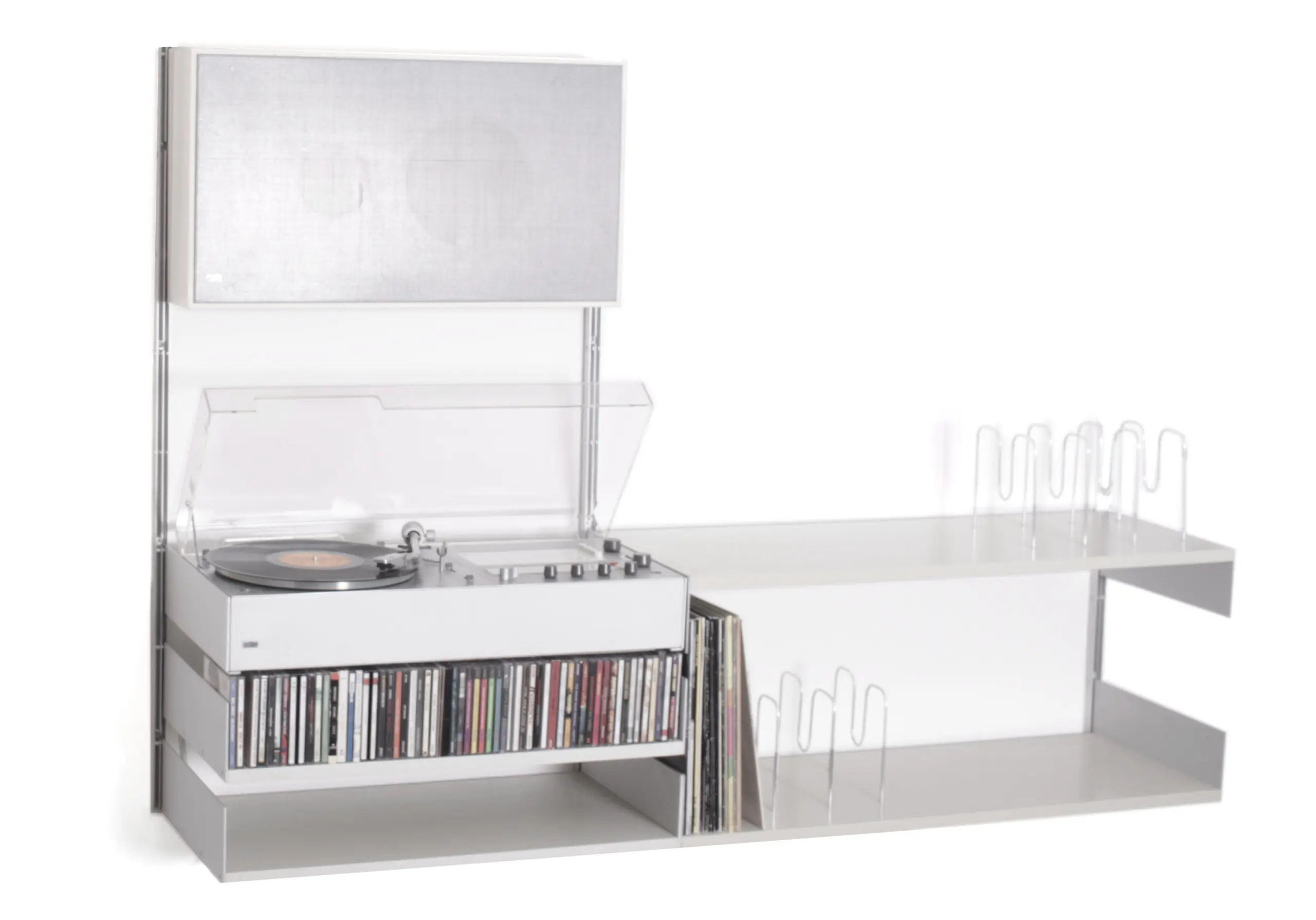 Vitsoe 606 & Braun audio by Dieter Rams