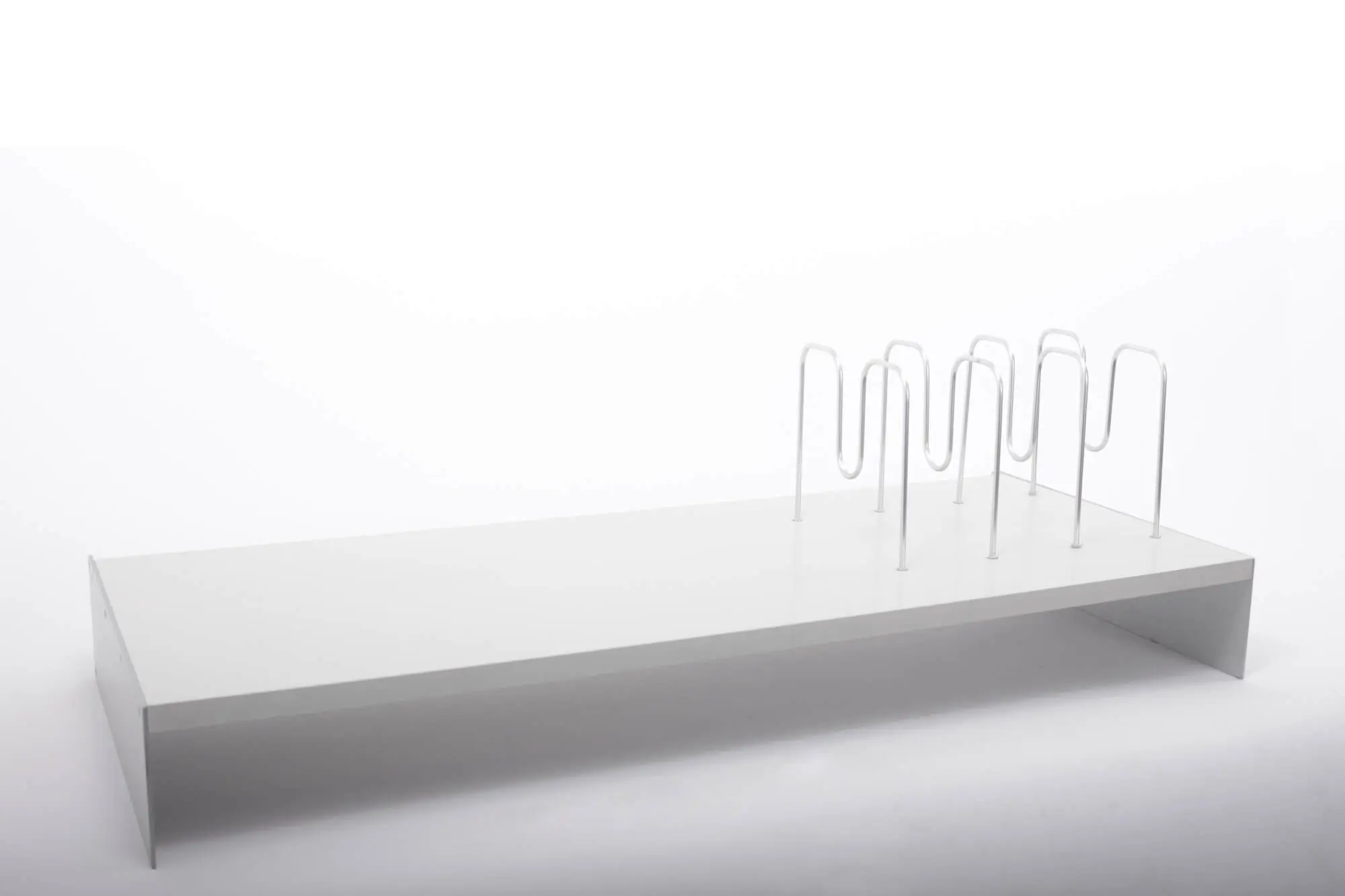 Vitsoe 606 Vintage Regalbrett 90cm modifiziert mit Schallplattenhalterungen